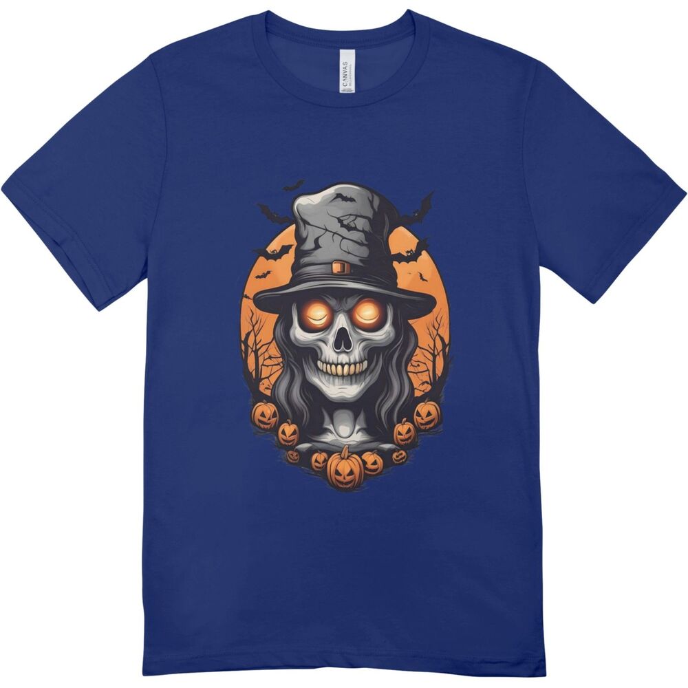 Creepy Skeleton tee | Halloween T-shirt | Unisex Hanes Softstyle XL